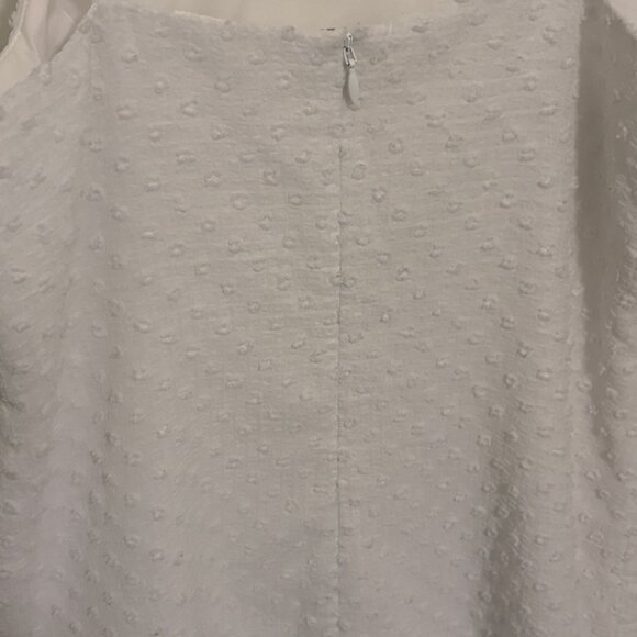 Club Monaco Linen White Boucle Dress - Picture 3 of 4